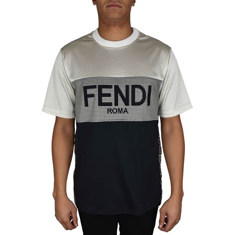 fendi eyes t shirt|fendi logo print t shirt.